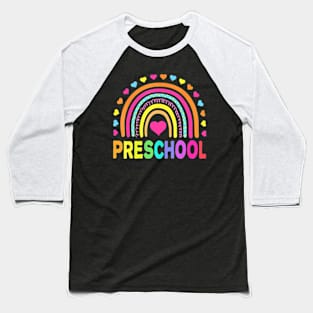 Preschool  Girls  Kids Teacher Back To School Baseball T-Shirt